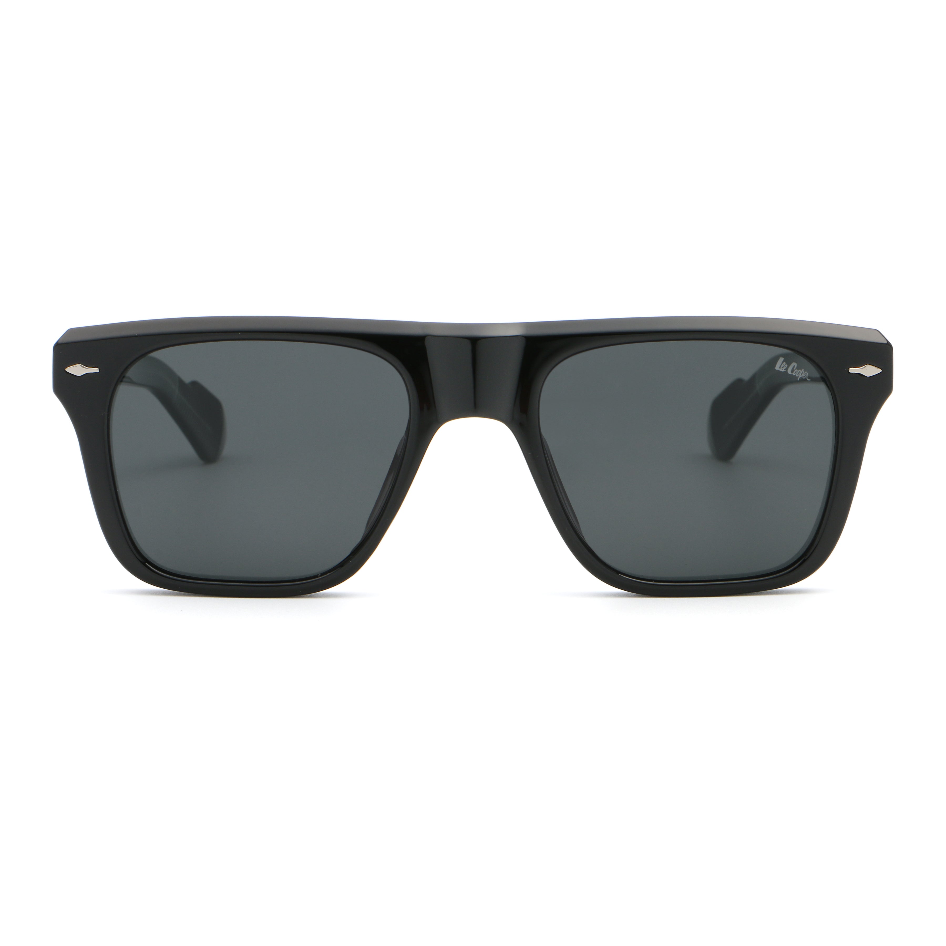 Lee Cooper Unisex's Polarized square Sunglasses - shiny black | LCU11011C1