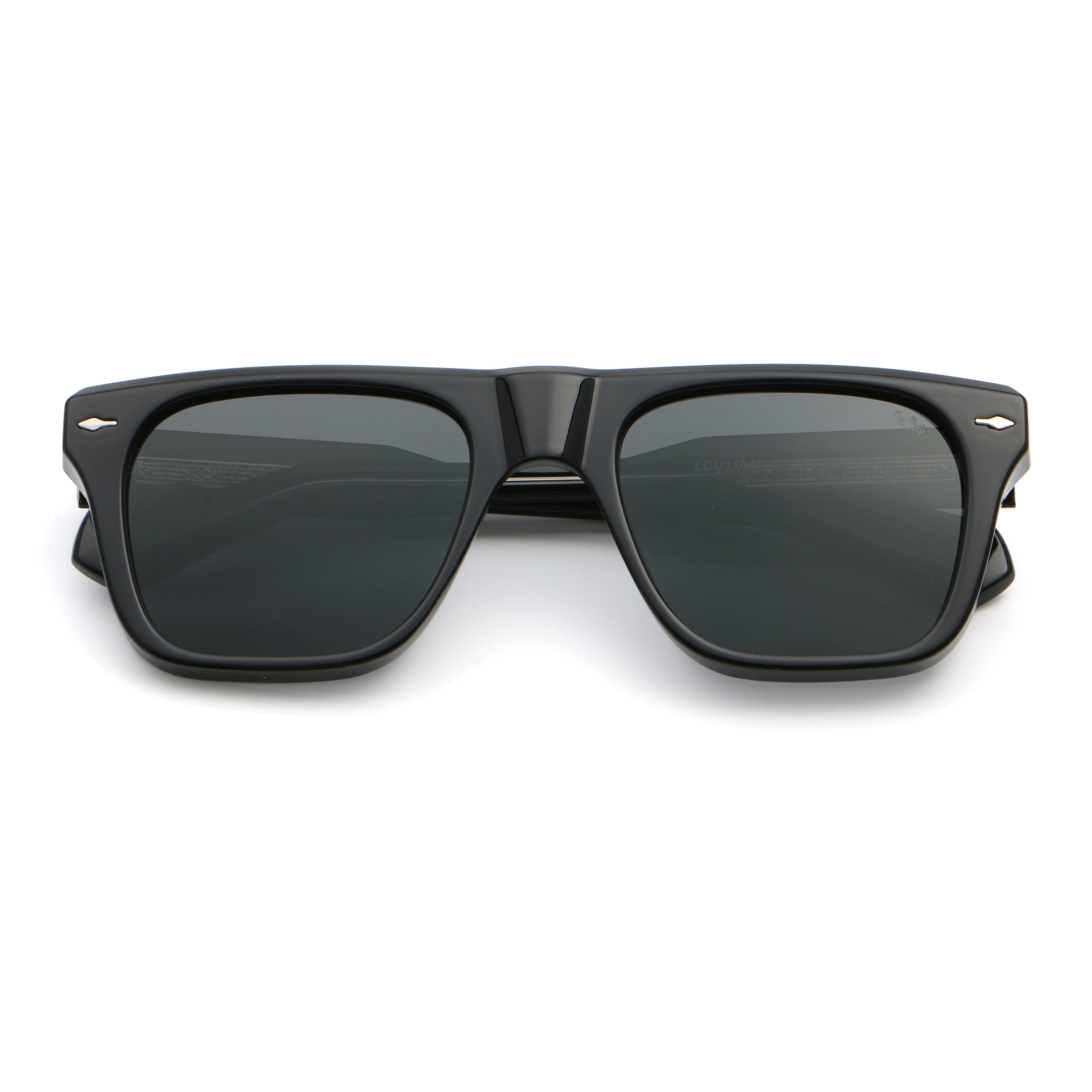 Lee Cooper Unisex's Polarized square Sunglasses - shiny black | LCU11011C1