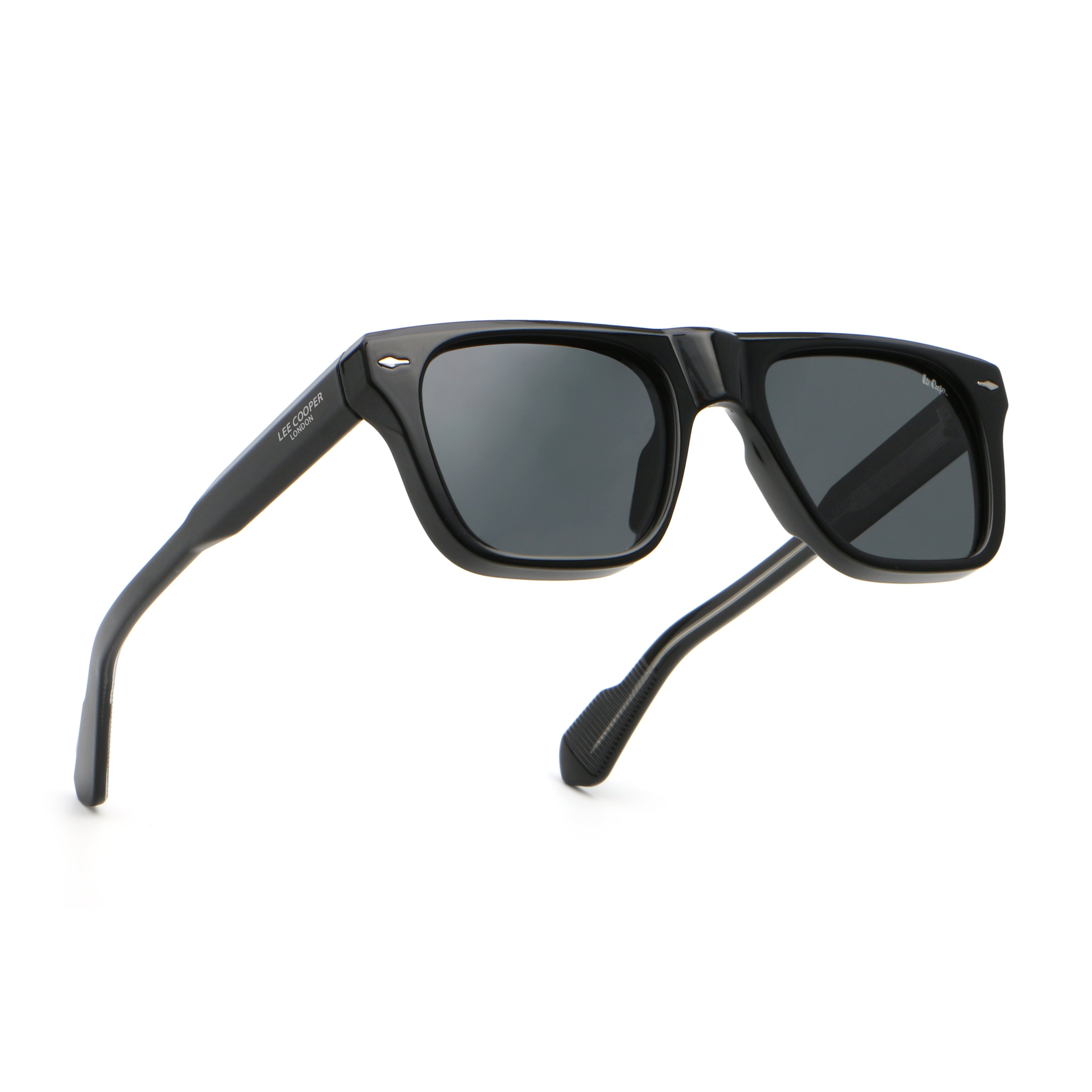 Lee Cooper Unisex's Polarized square Sunglasses - shiny black | LCU11011C1