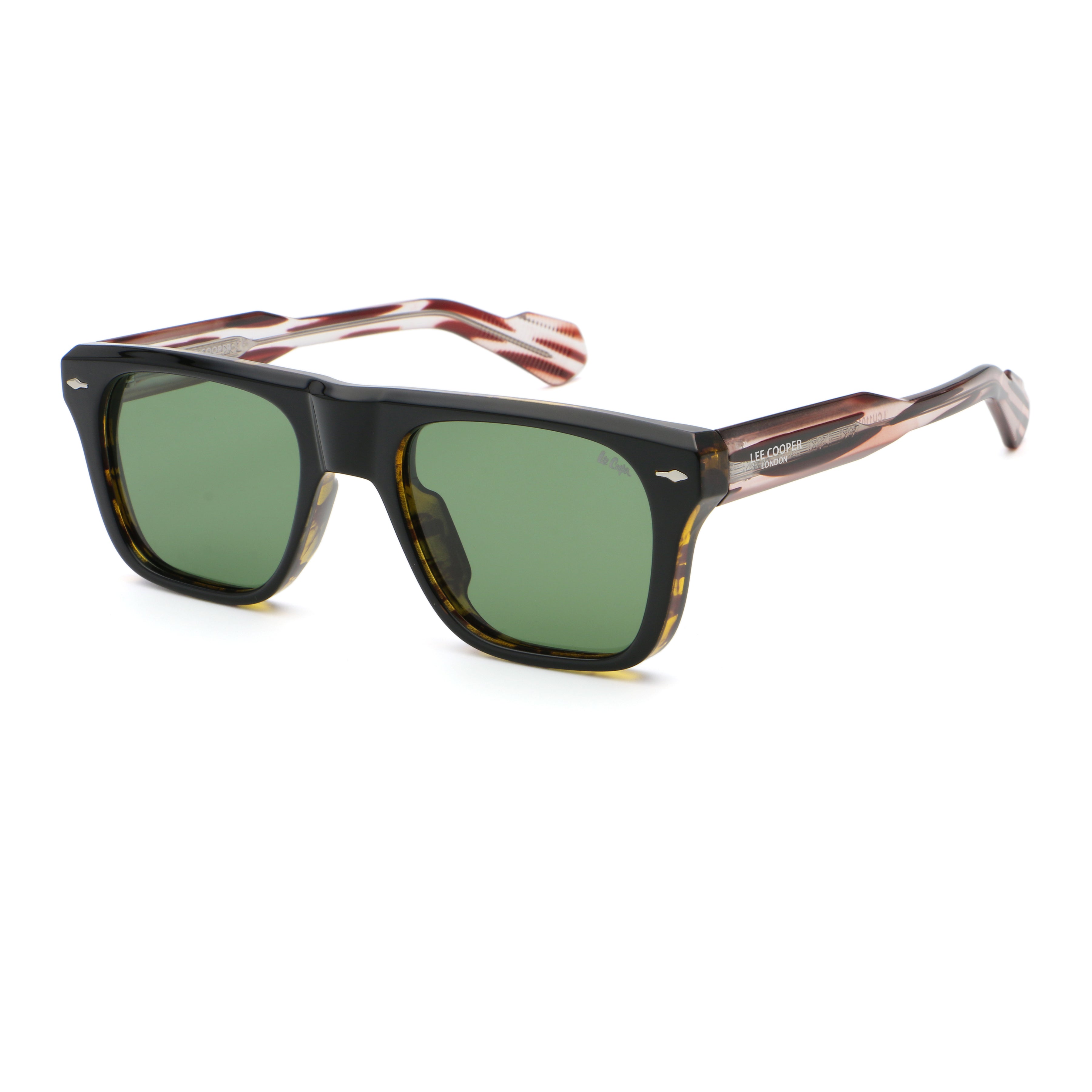 Lee Cooper Unisex's Polarized square Sunglasses - green | LCU11011C4