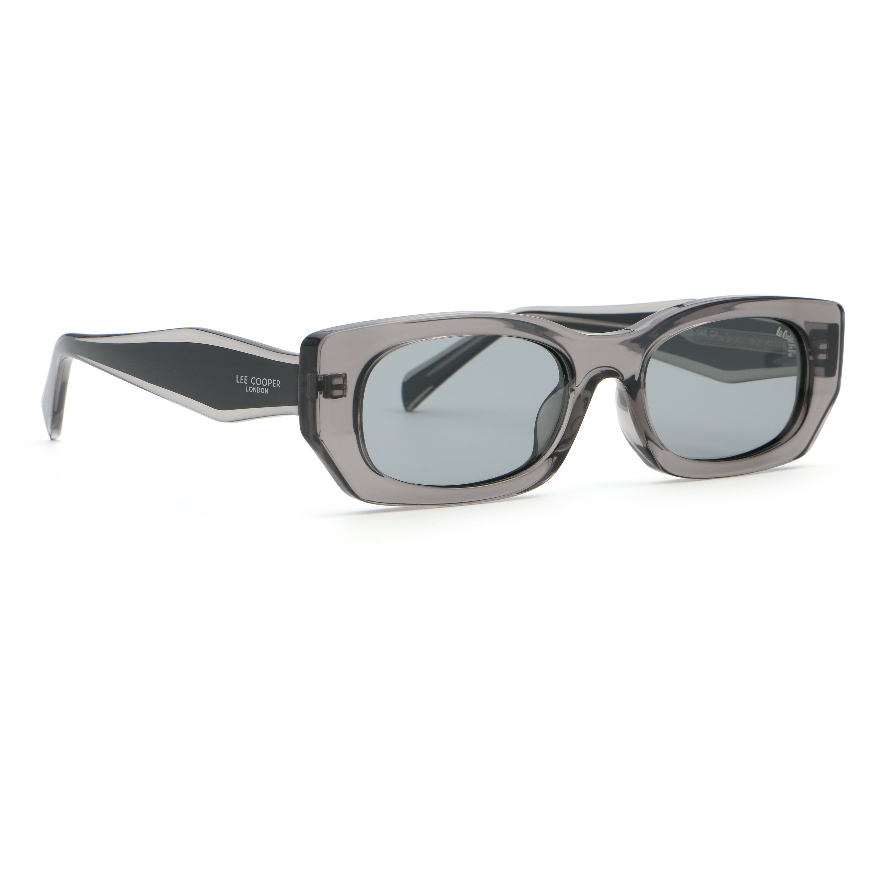 Lee Cooper Unisex's Polarized square Sunglasses - shiny grey | LCU11012C4