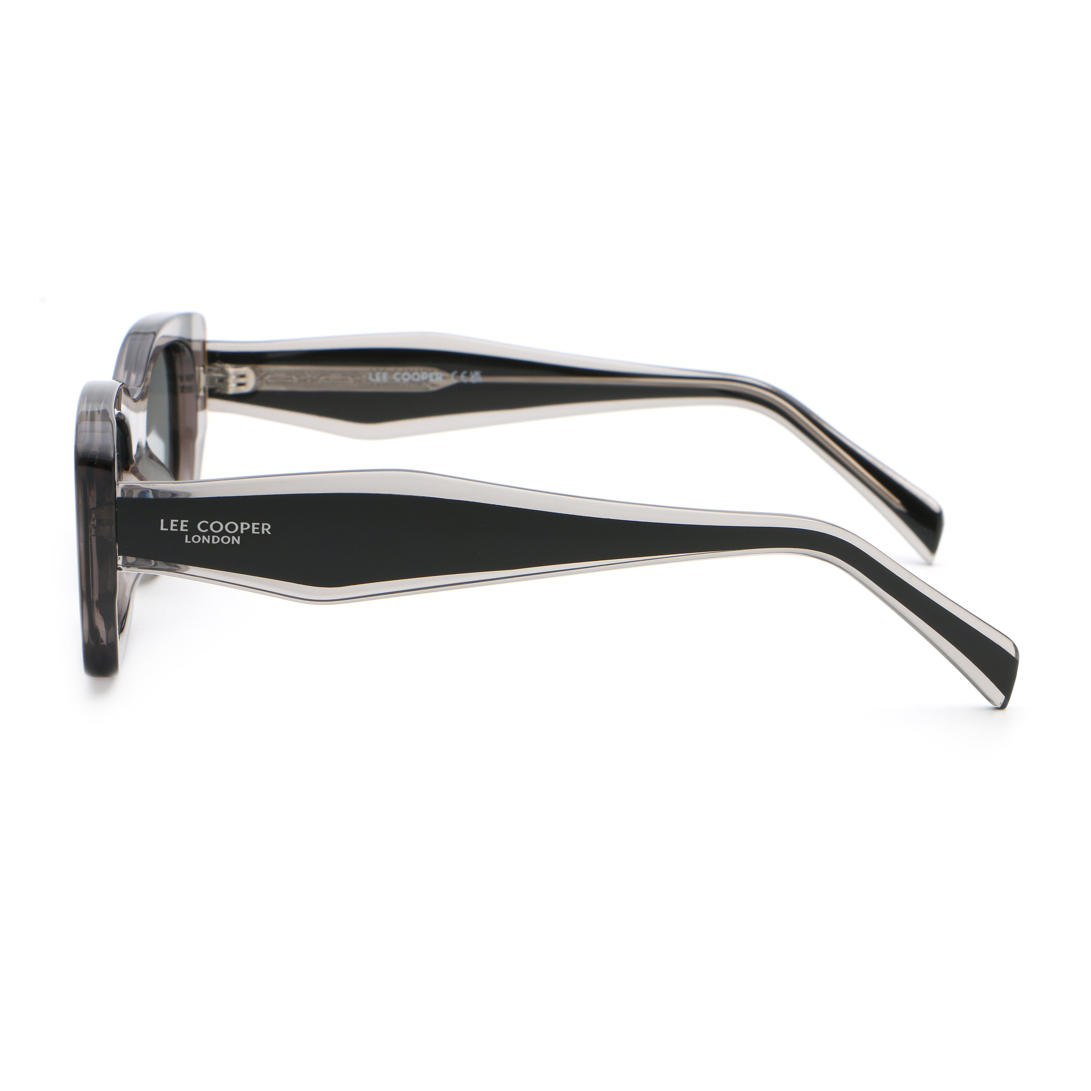 Lee Cooper Unisex's Polarized square Sunglasses - shiny grey | LCU11012C4