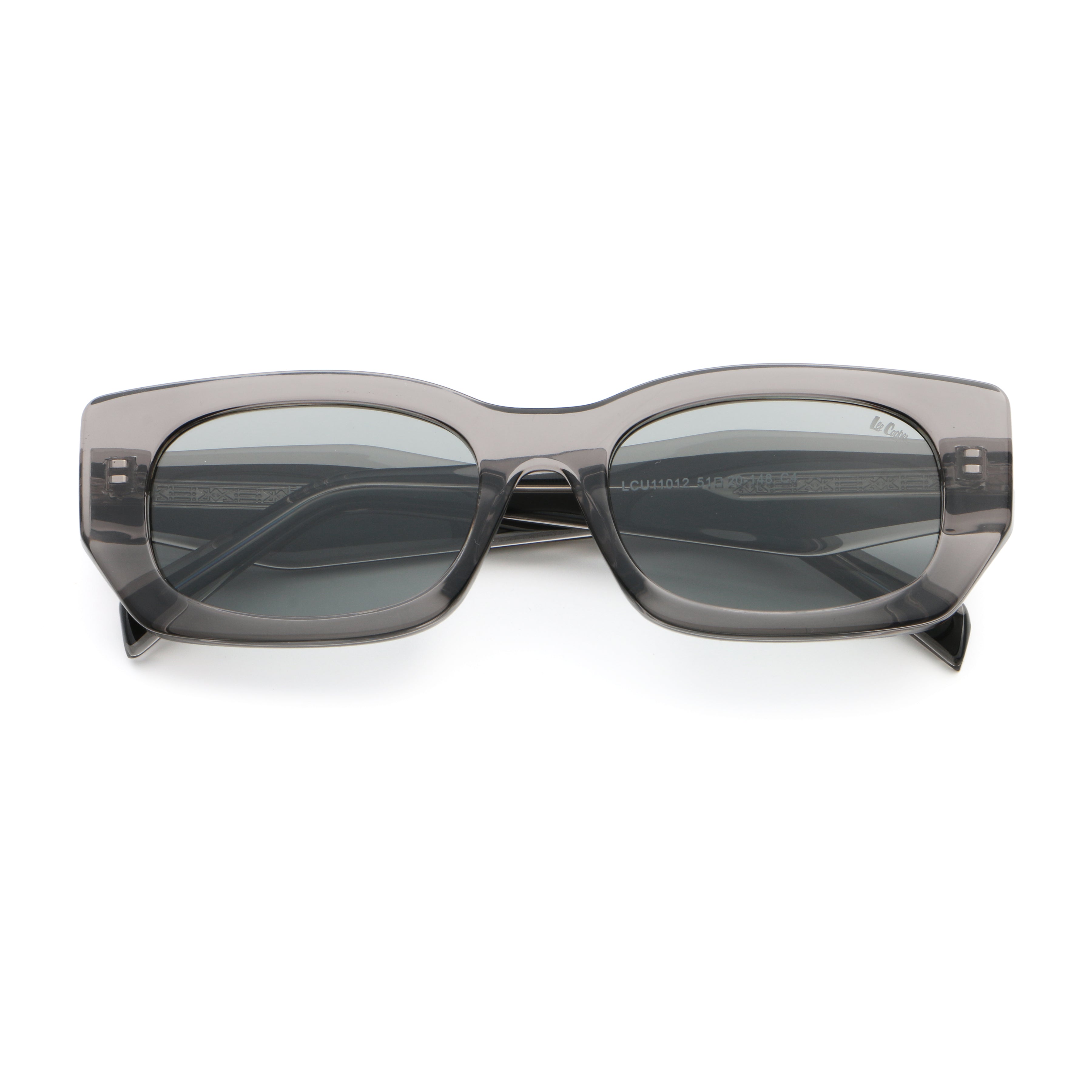 Lee Cooper Unisex's Polarized square Sunglasses - shiny grey | LCU11012C4