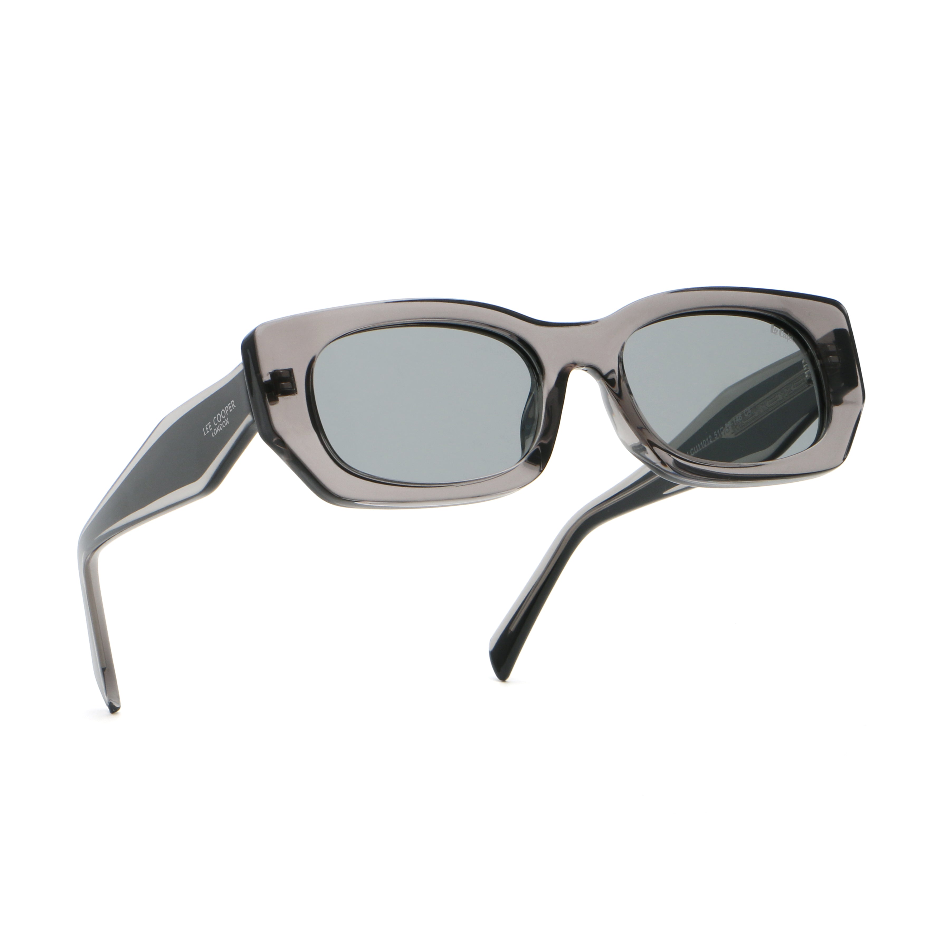 Lee Cooper Unisex's Polarized square Sunglasses - shiny grey | LCU11012C4