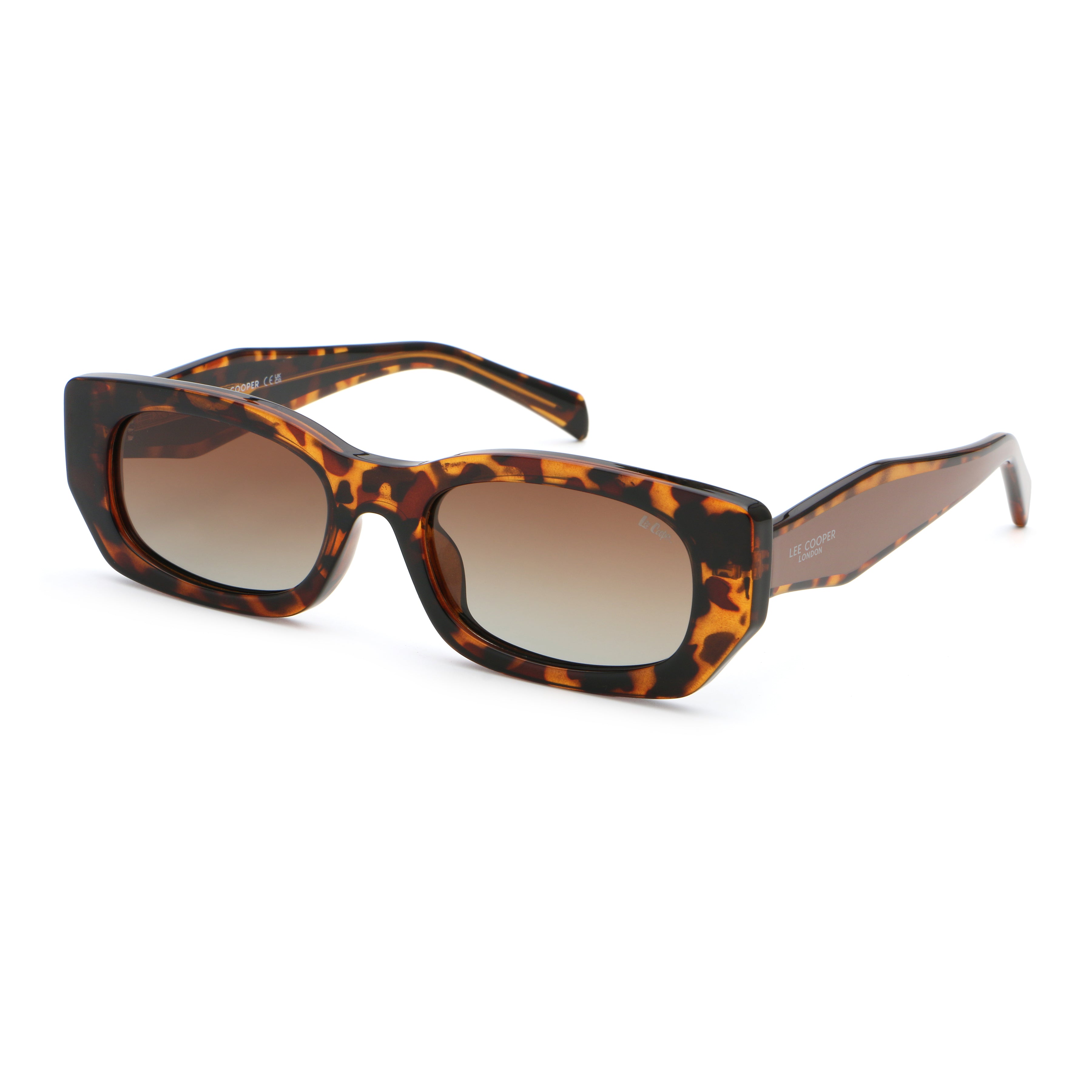 Lee Cooper Unisex's Polarized square Sunglasses - shiny demi brown | LCU11012C6
