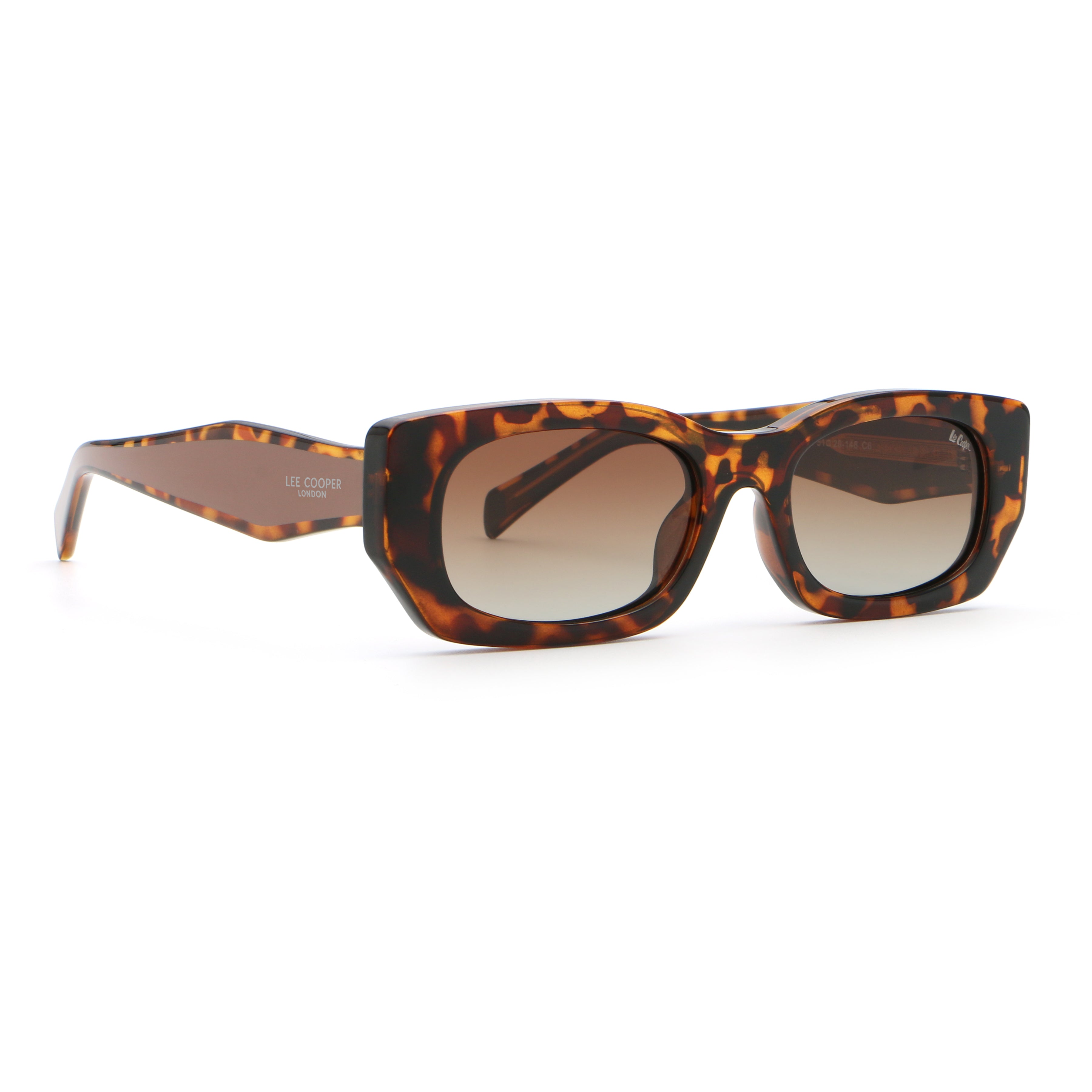 Lee Cooper Unisex's Polarized square Sunglasses - shiny demi brown | LCU11012C6