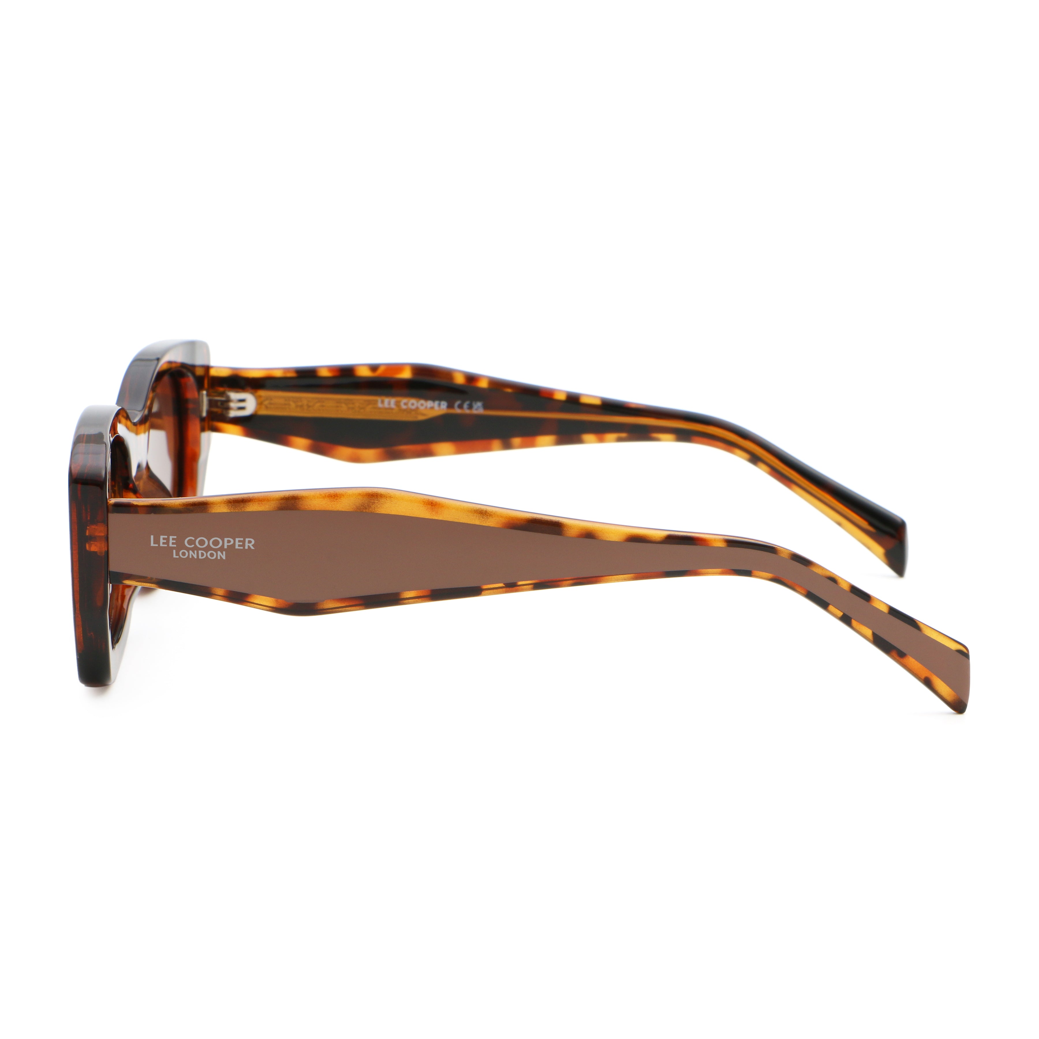 Lee Cooper Unisex's Polarized square Sunglasses - shiny demi brown | LCU11012C6
