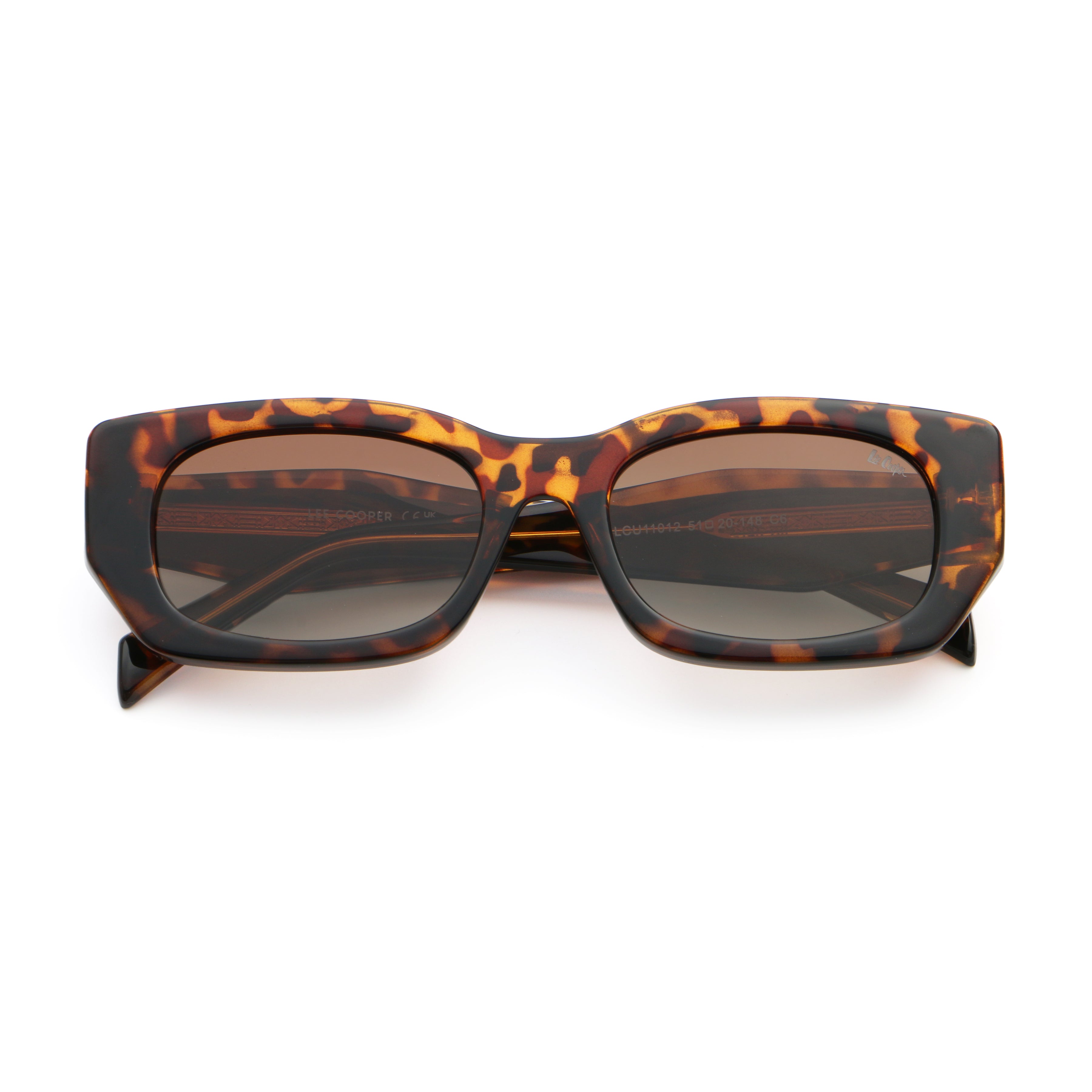 Lee Cooper Unisex's Polarized square Sunglasses - shiny demi brown | LCU11012C6
