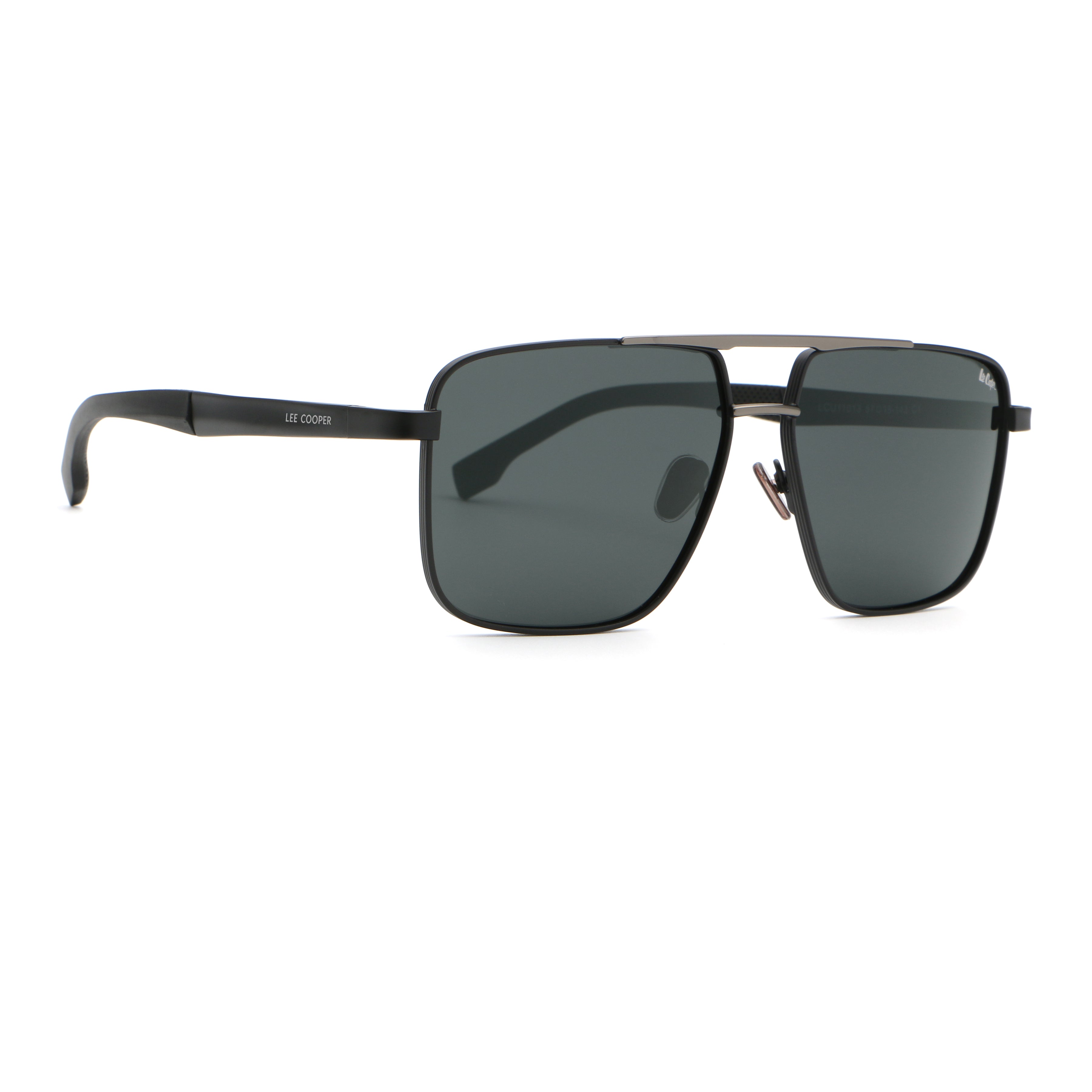 Lee Cooper Unisex's Polarized square Sunglasses - shiny black | LCU11013C1