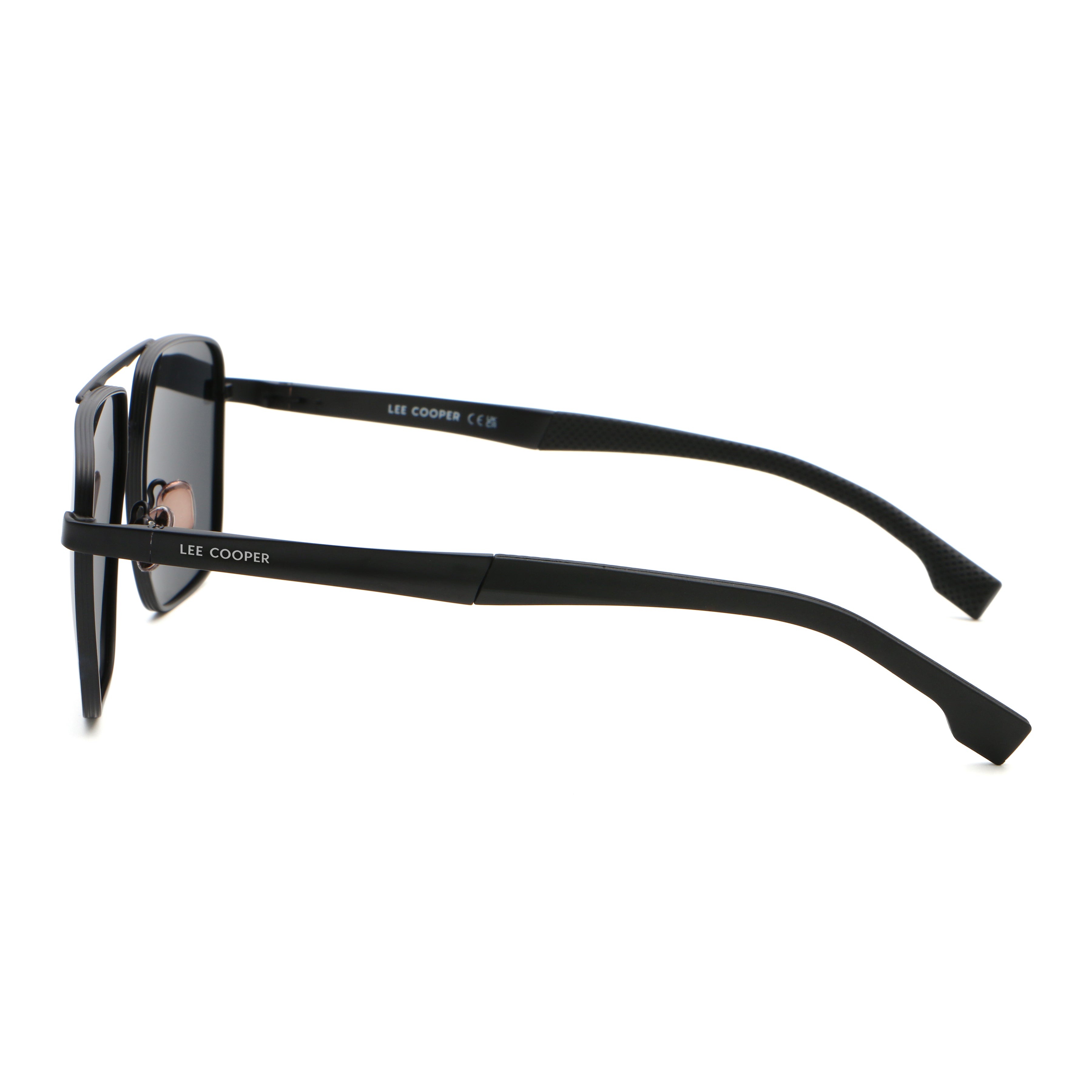 Lee Cooper Unisex's Polarized square Sunglasses - shiny black | LCU11013C1