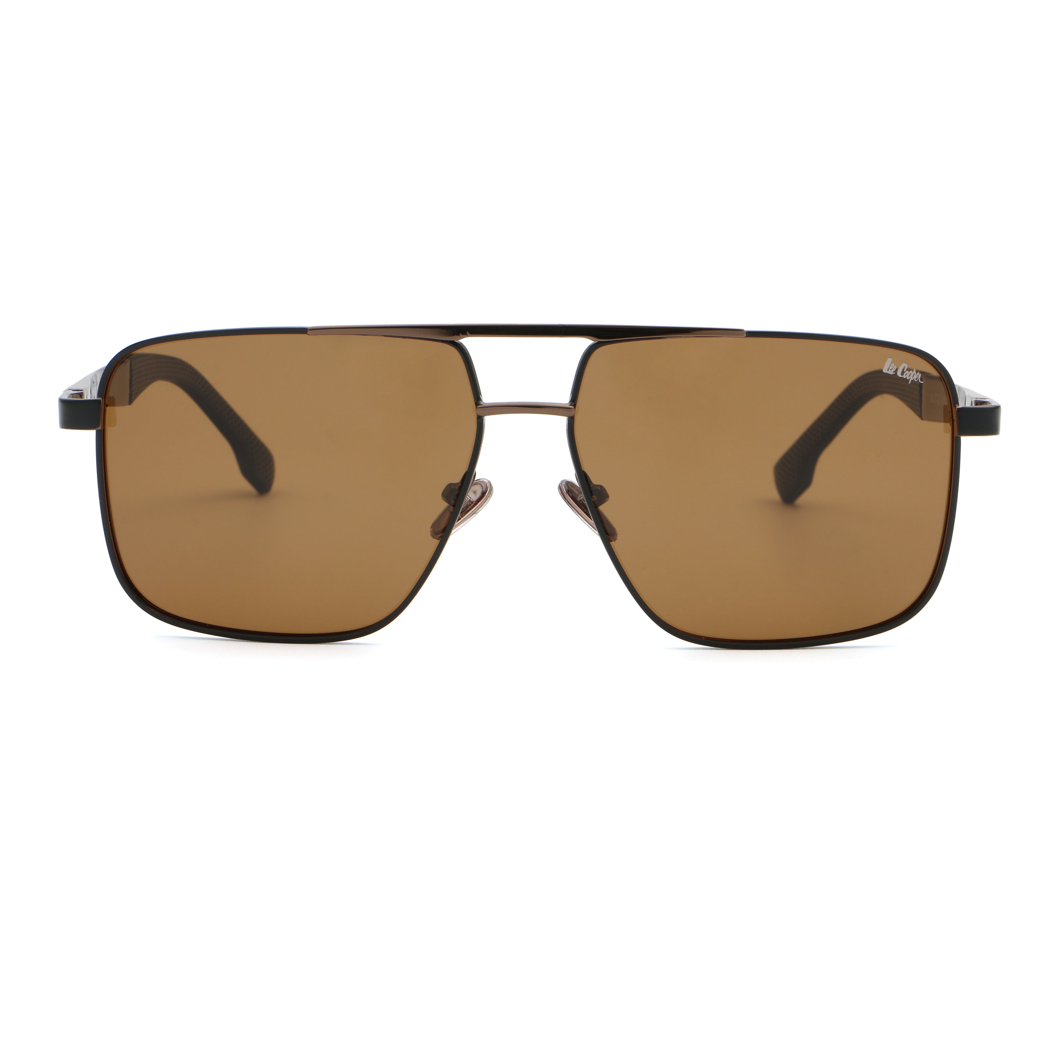 Lee Cooper Unisex's Polarized square Sunglasses - shiny brown | LCU11013C4