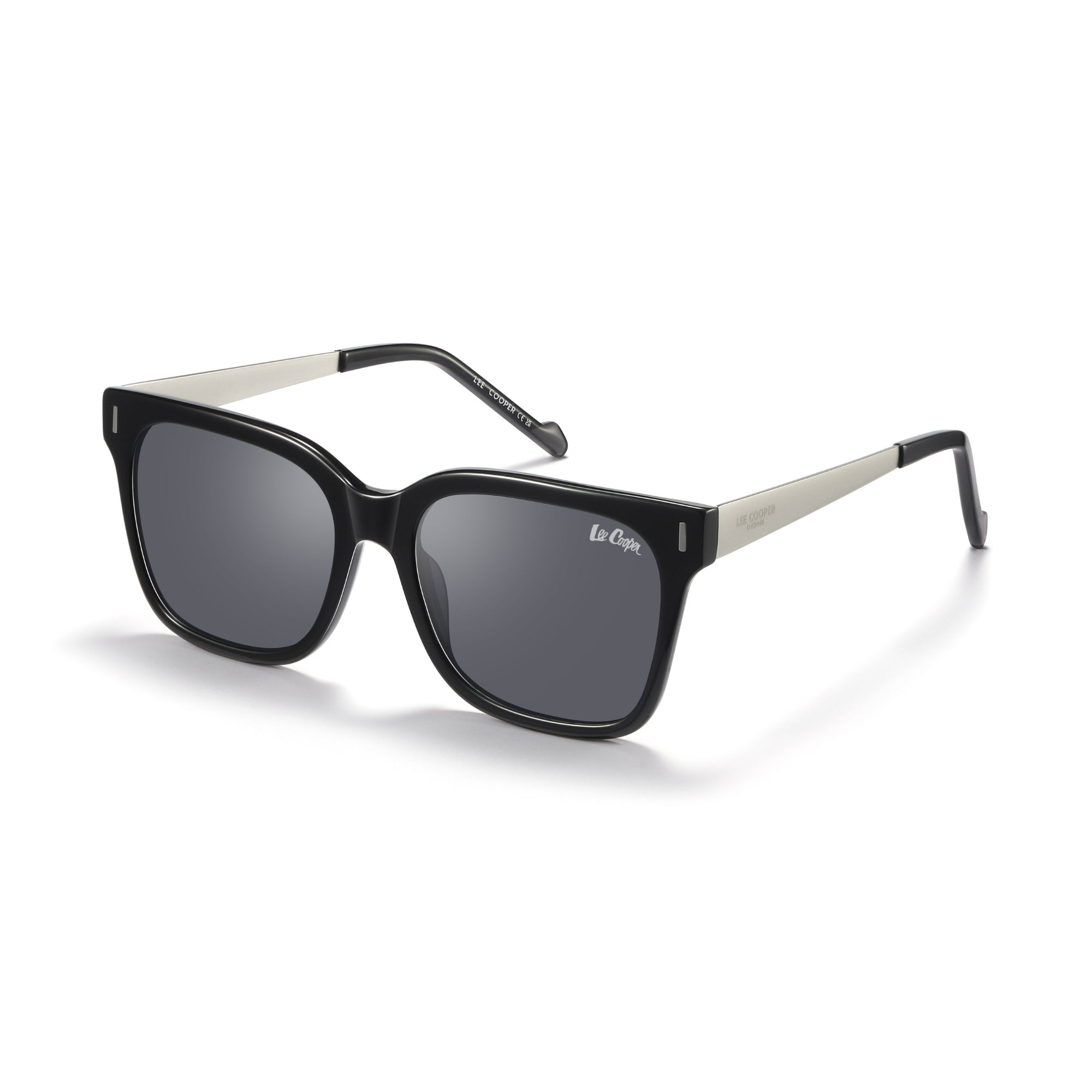 Lee Cooper Sunglasses for Women with Black Silver Acetate Frame, Size 52-18-145 | LCM10030C1