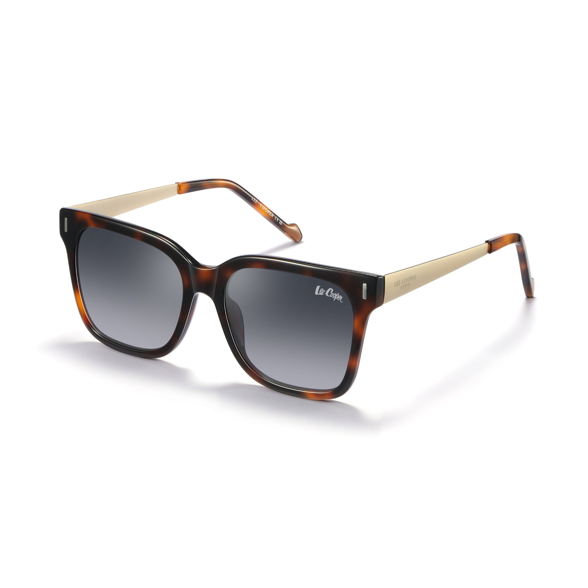 Lee Cooper Sunglasses for Women with Shiny Blue & Matt Black Acetate Frame, Size 52-18-145 | LCM10030C3