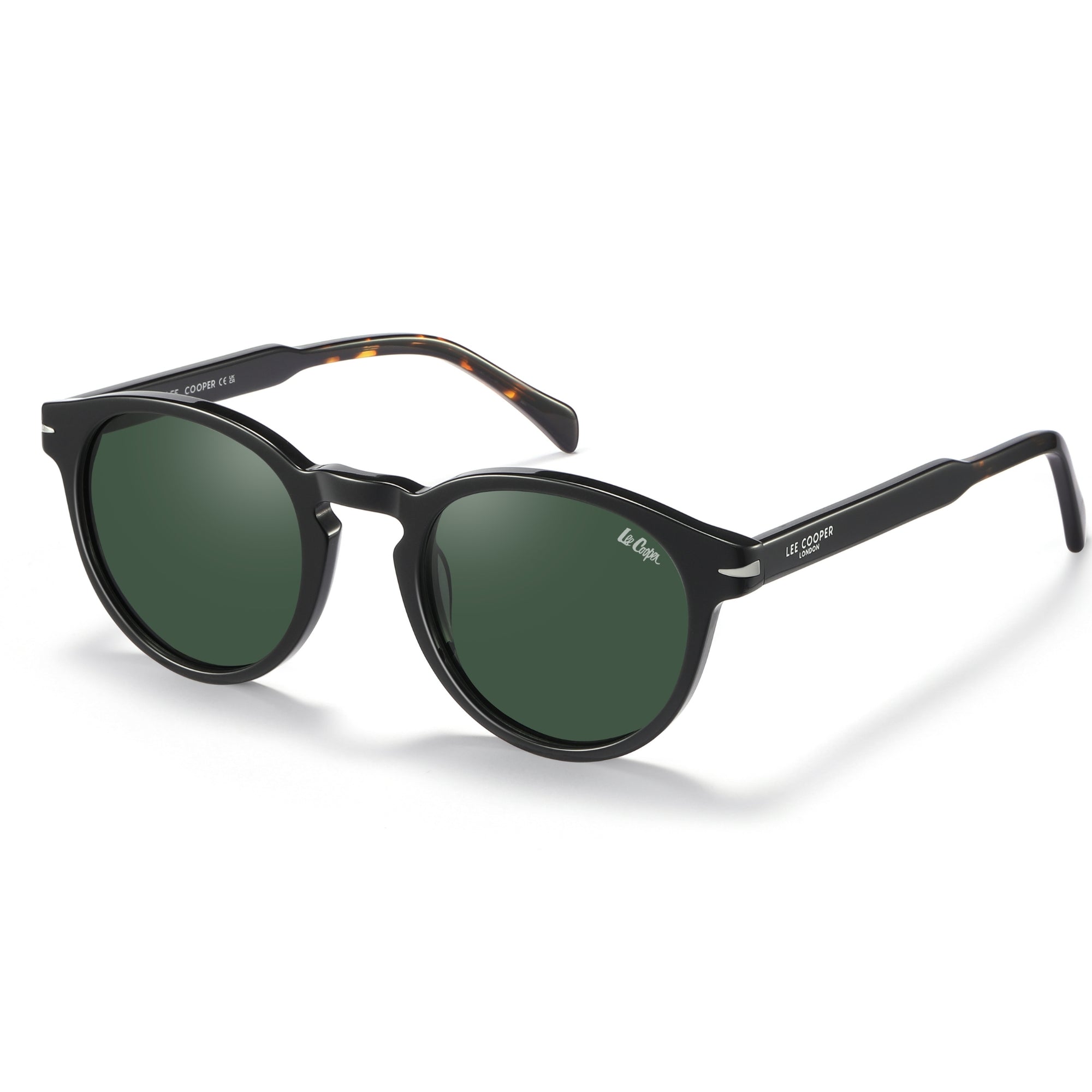 Lee Cooper Sunglasses for Unisex with Shiny Black Acetate Frame, Size 50-23-142 | LCW10036C3
