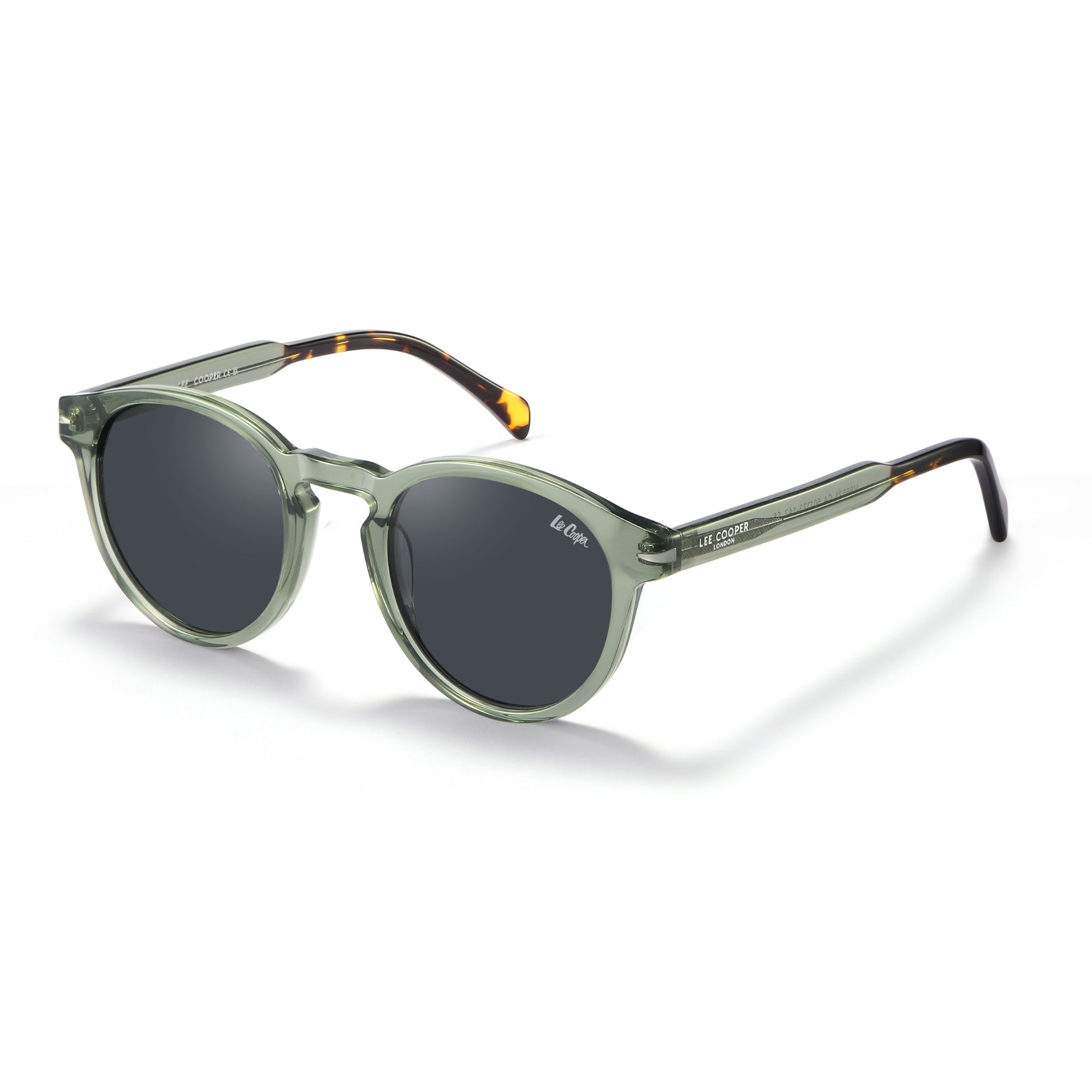 Lee Cooper Sunglasses for Unisex with Trans.Green Acetate Frame, Size 50-23-142 | LCW10036C4
