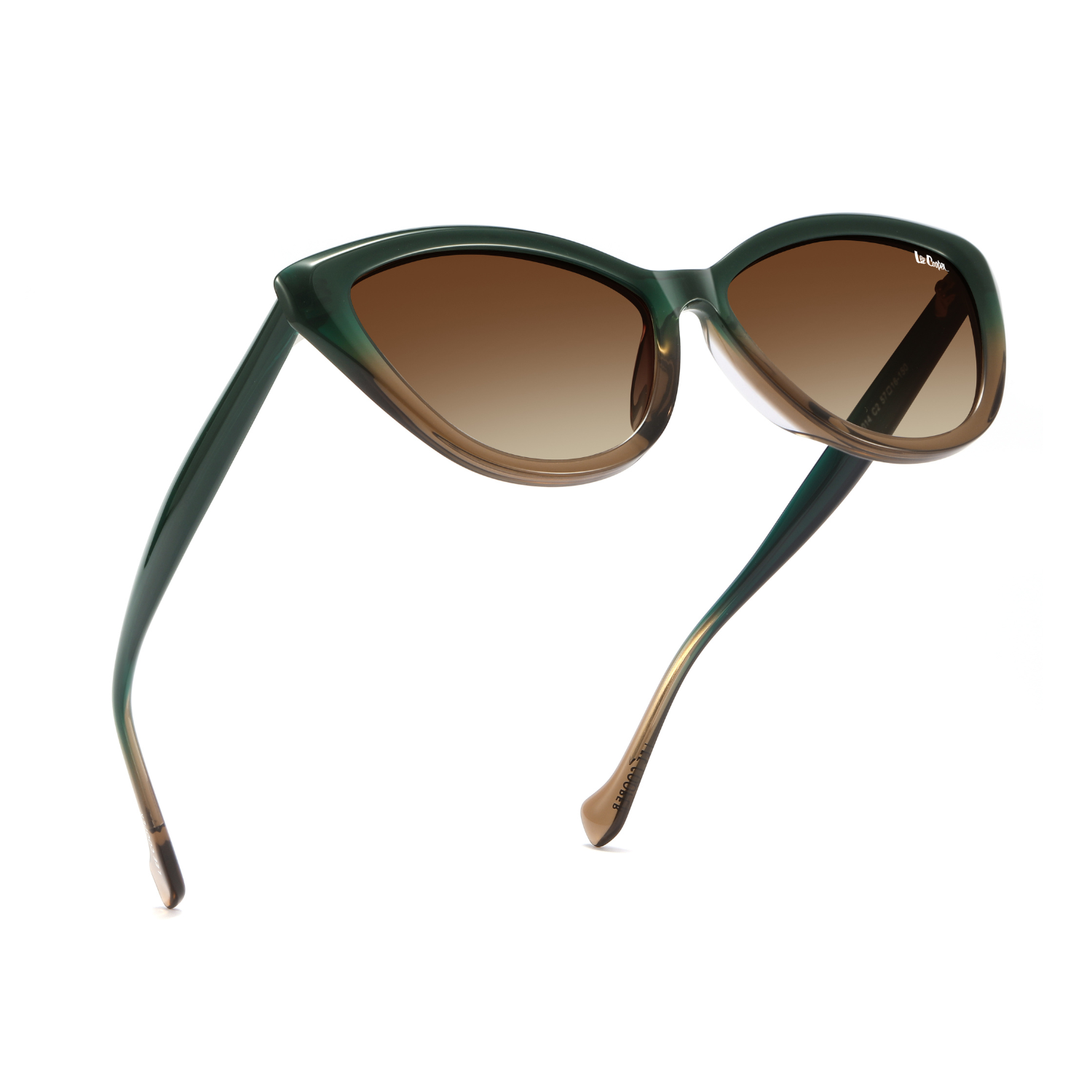 Lee Cooper Women's Oval Sunglasses - GreenYellow | LCW11014C2